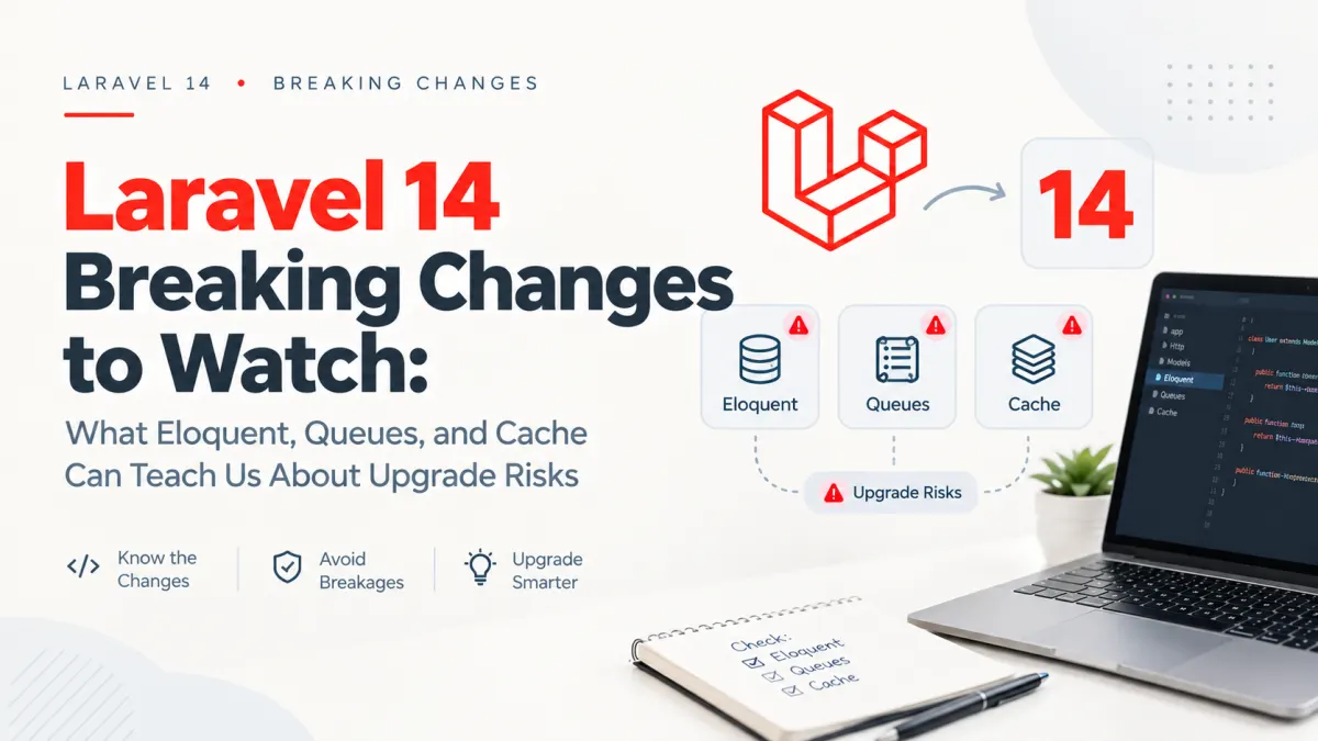 Laravel 14 Upgrade Risks: Eloquent, Queues and Cache