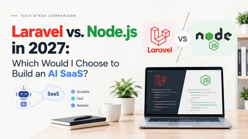 Laravel vs. Node.js in 2027: Which Would I Choose to Build an AI SaaS?